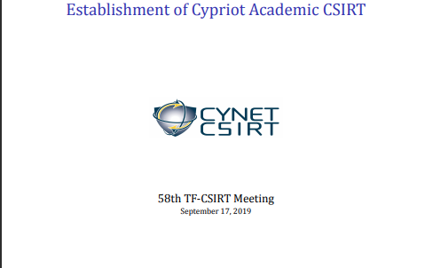You are currently viewing CYNET-CSIRT at 58th TF-CSIRT