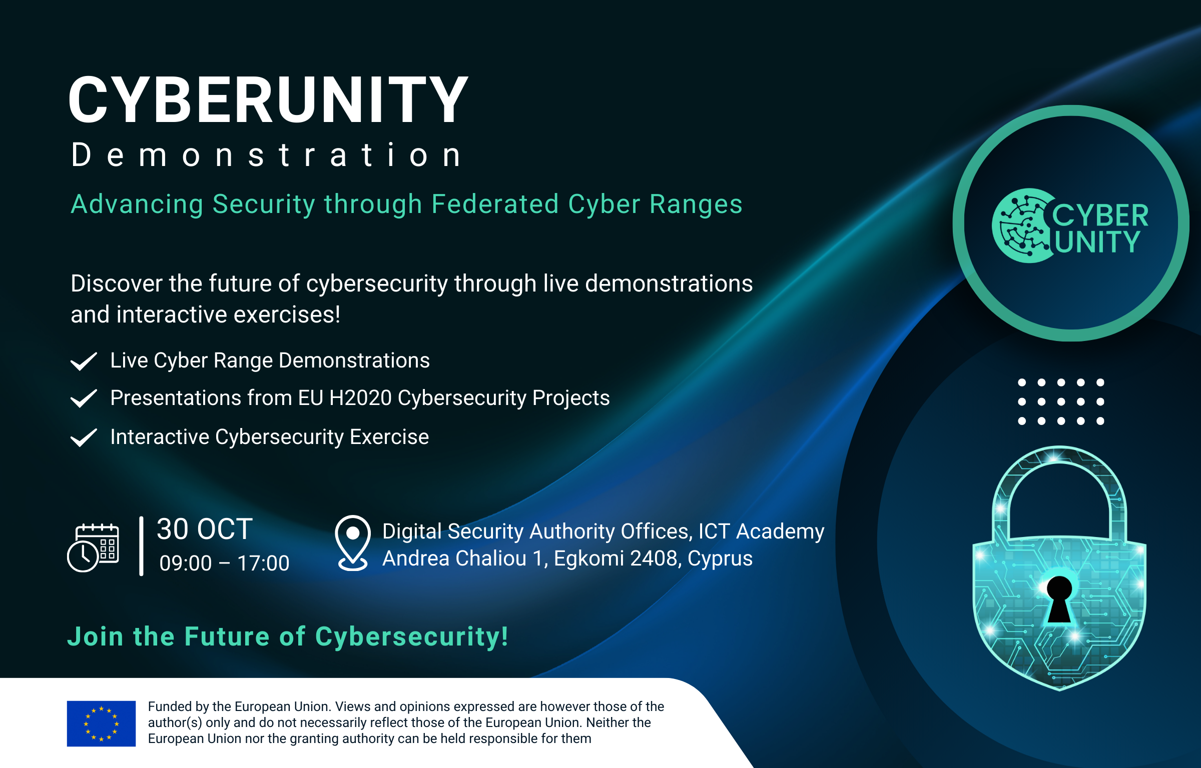 CYBERUNITY Demonstration: Advancing Security through Federated Cyber Ranges